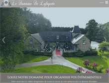 Tablet Screenshot of domaine-de-lafayette.fr